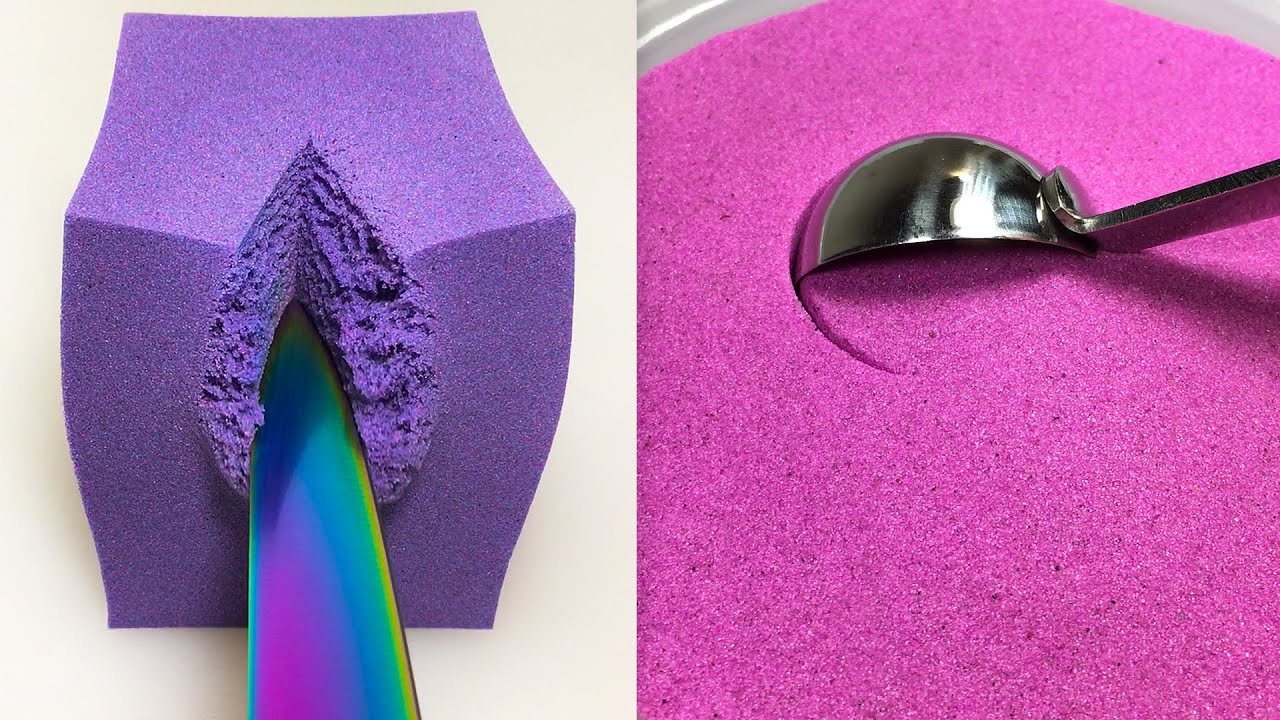 Very Satisfying and Relaxing ASMR 168 Kinetic Sand