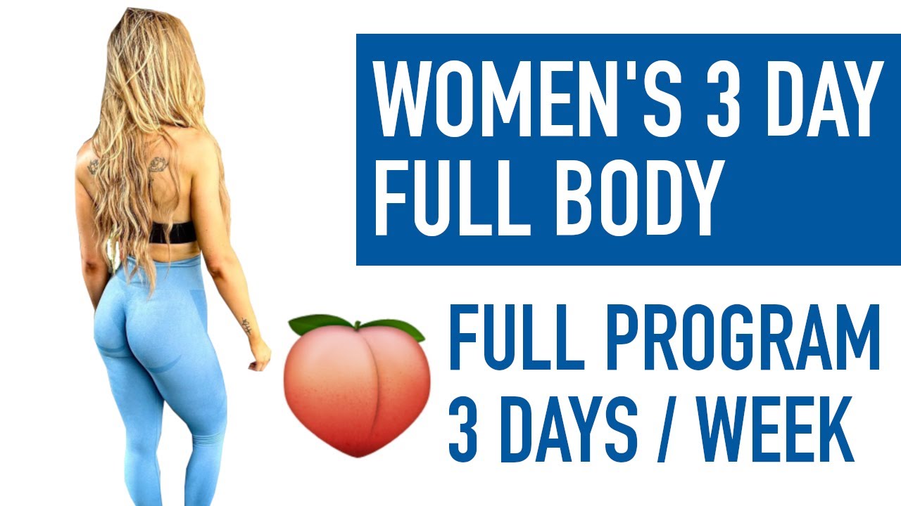 Women&rsquo;s 3 Day FULL BODY SPLIT | Full Program Explained (Glute Focus)