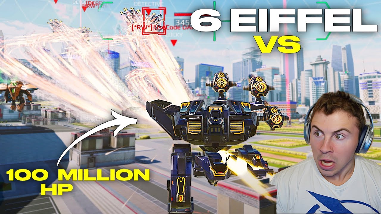 6 Eiffels vs 100 Million HP Bulgasari Shield... Can It Be Broken? This Is WILD | War Robots