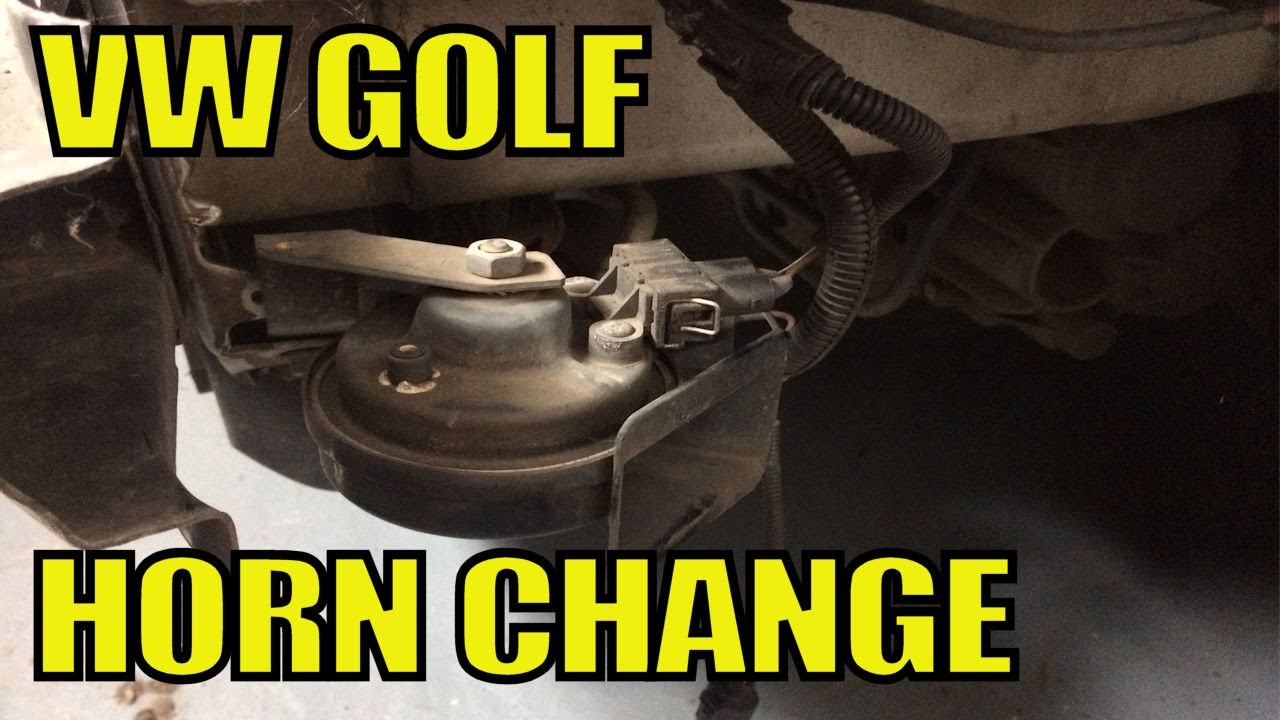 Замена звукового сигнала VW Golf