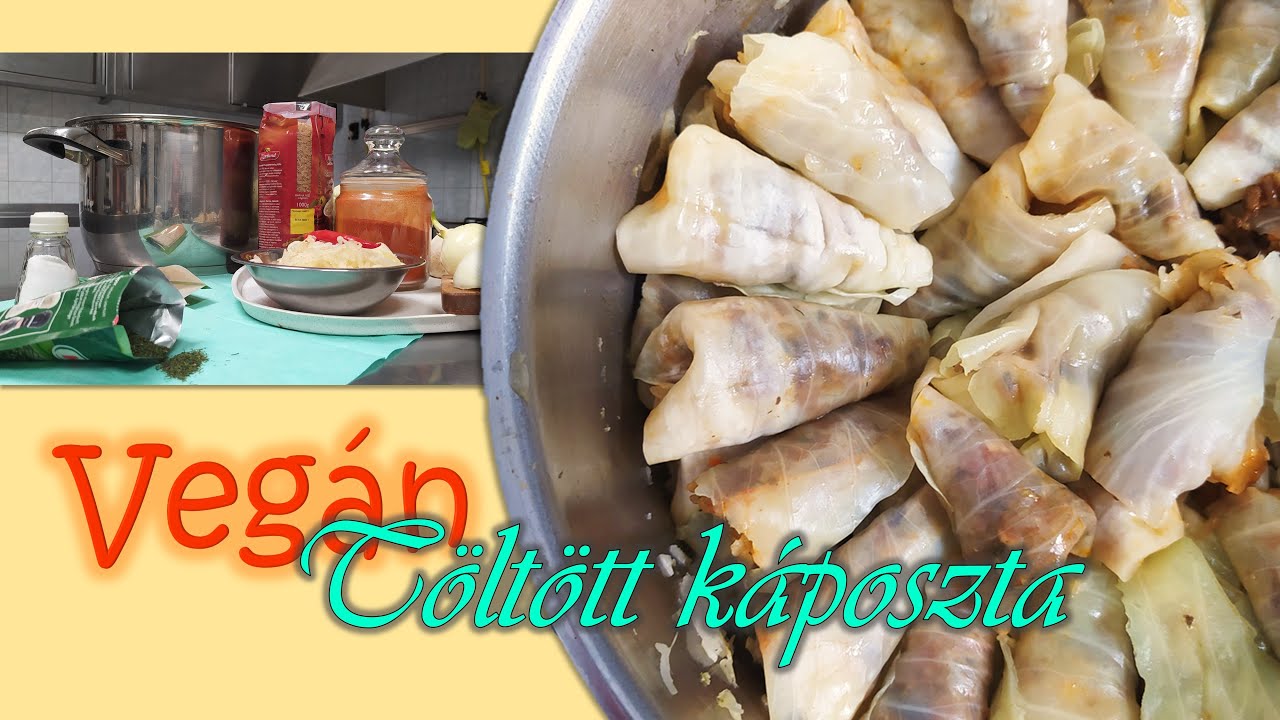 Vegán töltött káposzta