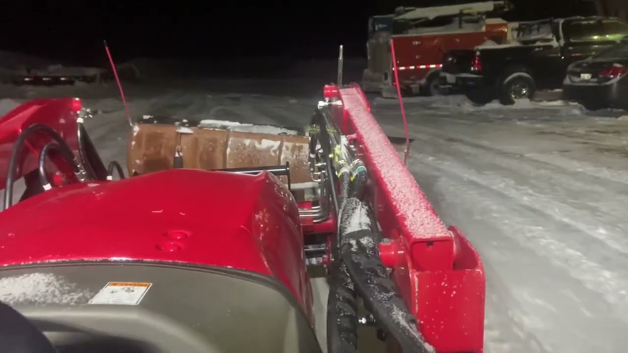 TYM T474 still plowing snow
