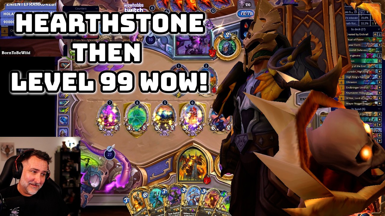 Hearthstone Homebrew Ladder Grind → WoW Level 99Grind!