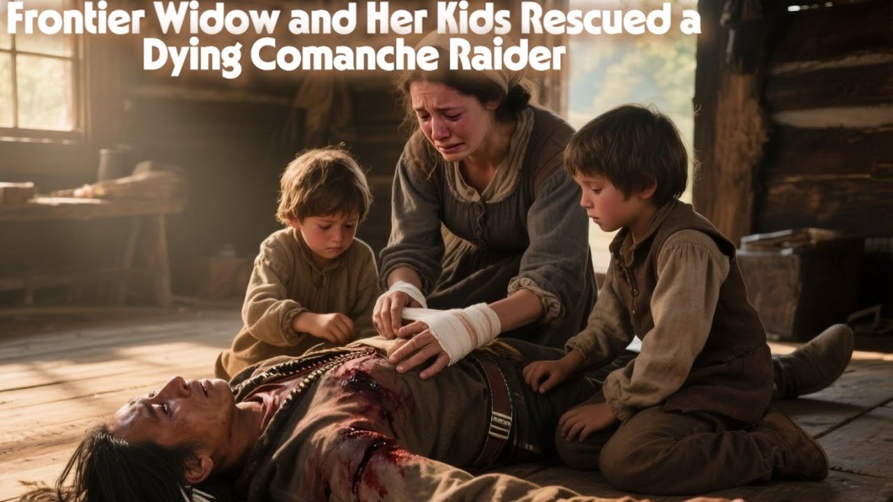 Frontier Widow and Her Kids Rescued a Dying Comanche Raider—Unaware He’d Change Their Lives