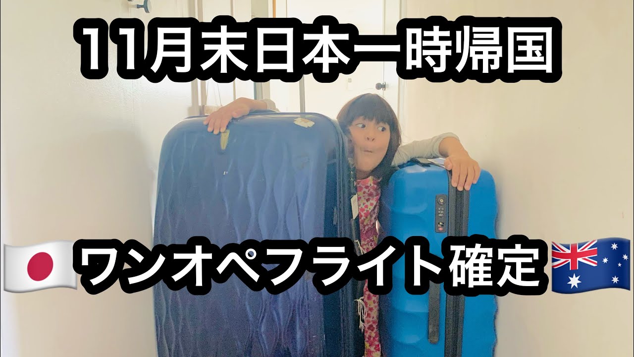 【日本一時帰国】もうすぐ出発✈️ワンオペ子連れフライト確定🇦🇺🇯🇵なぜダディは来ないのか？手こずる荷作り&終わりそうもない教員の仕事🛩【オーストラリア人と国際結婚】