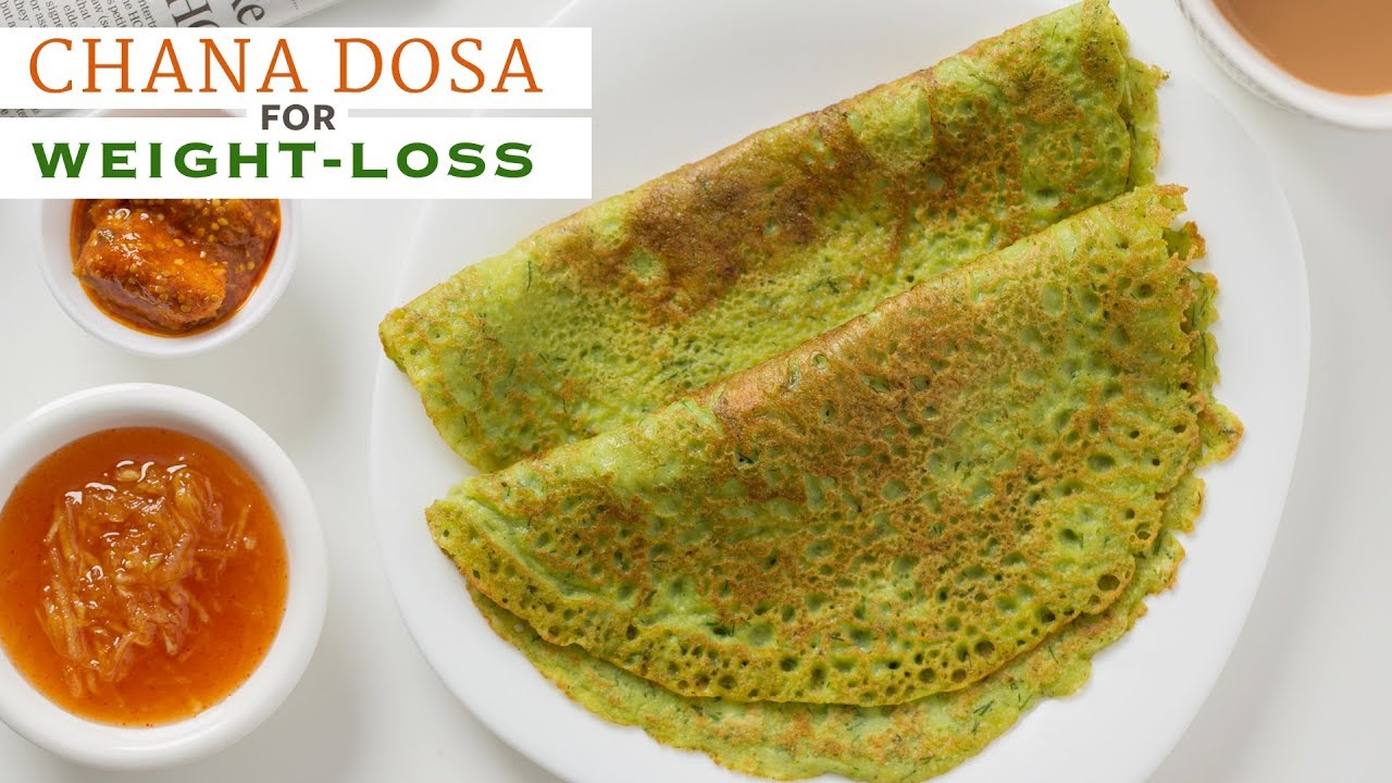 Try this HEALTHY CHICKPEA DOSA to for WEIGHT-LOSS and to Stay Full for Longer