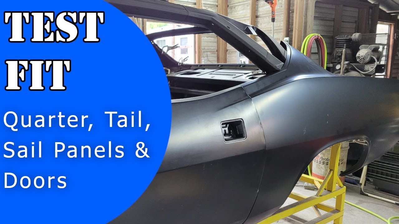 Project Fast Fish: Test Fitting the Doors, Quarter Panels, Tail Panels, and Sail Panel