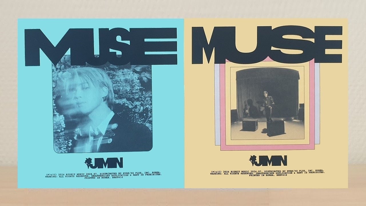 Jimin (BTS) - Muse (Blooming & Serenade Ver.) CD UNBOXING