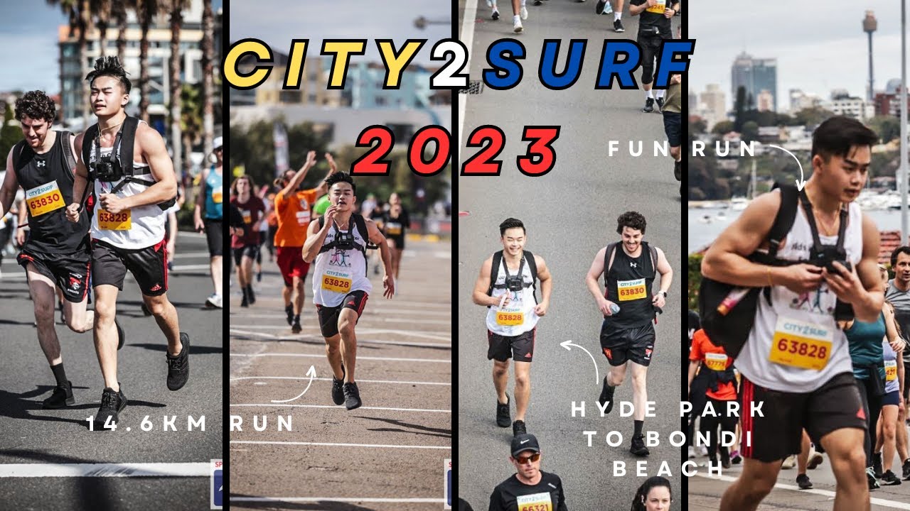 I Completed a 14km Run at Sydney's City 2 Surf 2023! (Full Run)