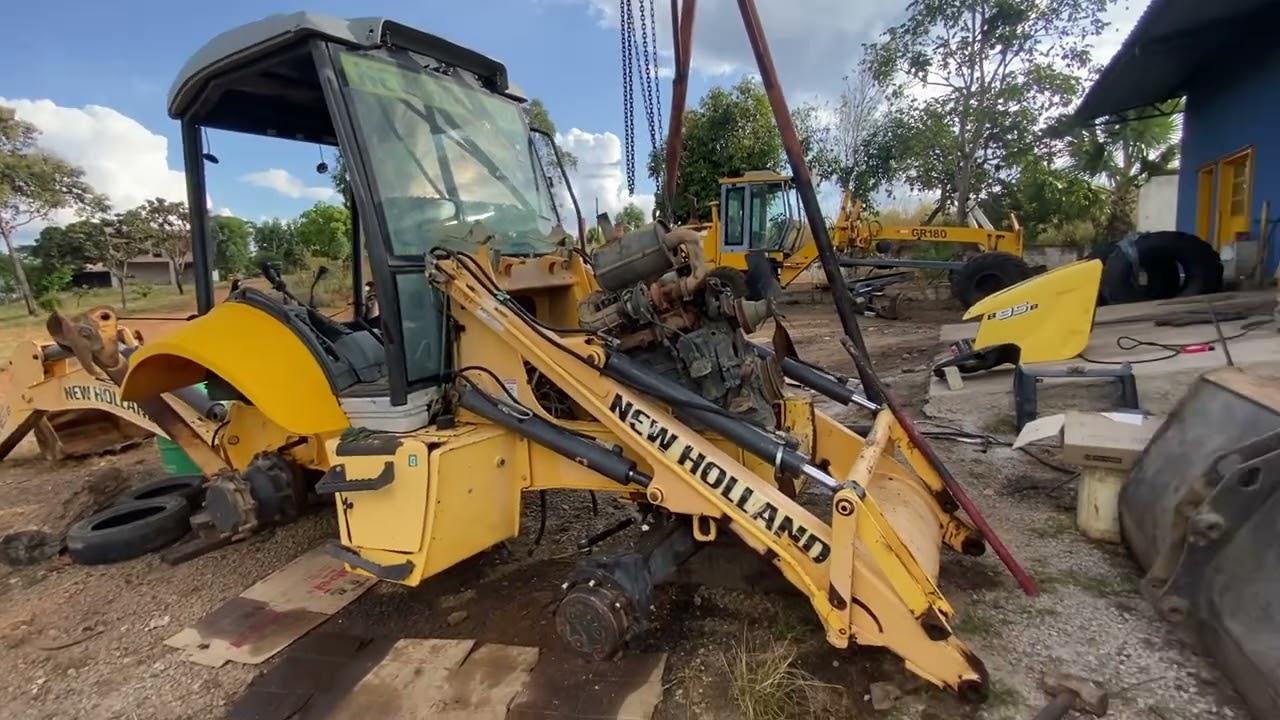 A saga da new holland de leilão
