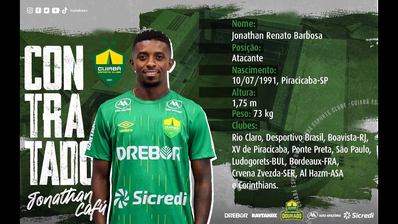 Jonathan Cafú  Winger • Cuiabá • Gols, Dribles & Assistências • HD 2023
