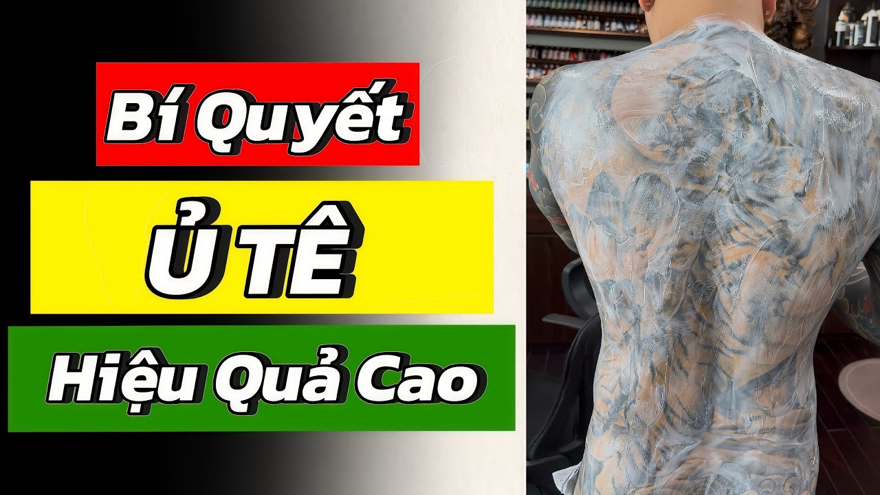 Cách dùng kem ủ tê xăm hình đạt hiệu quả cao - Ủ tê khi xăm