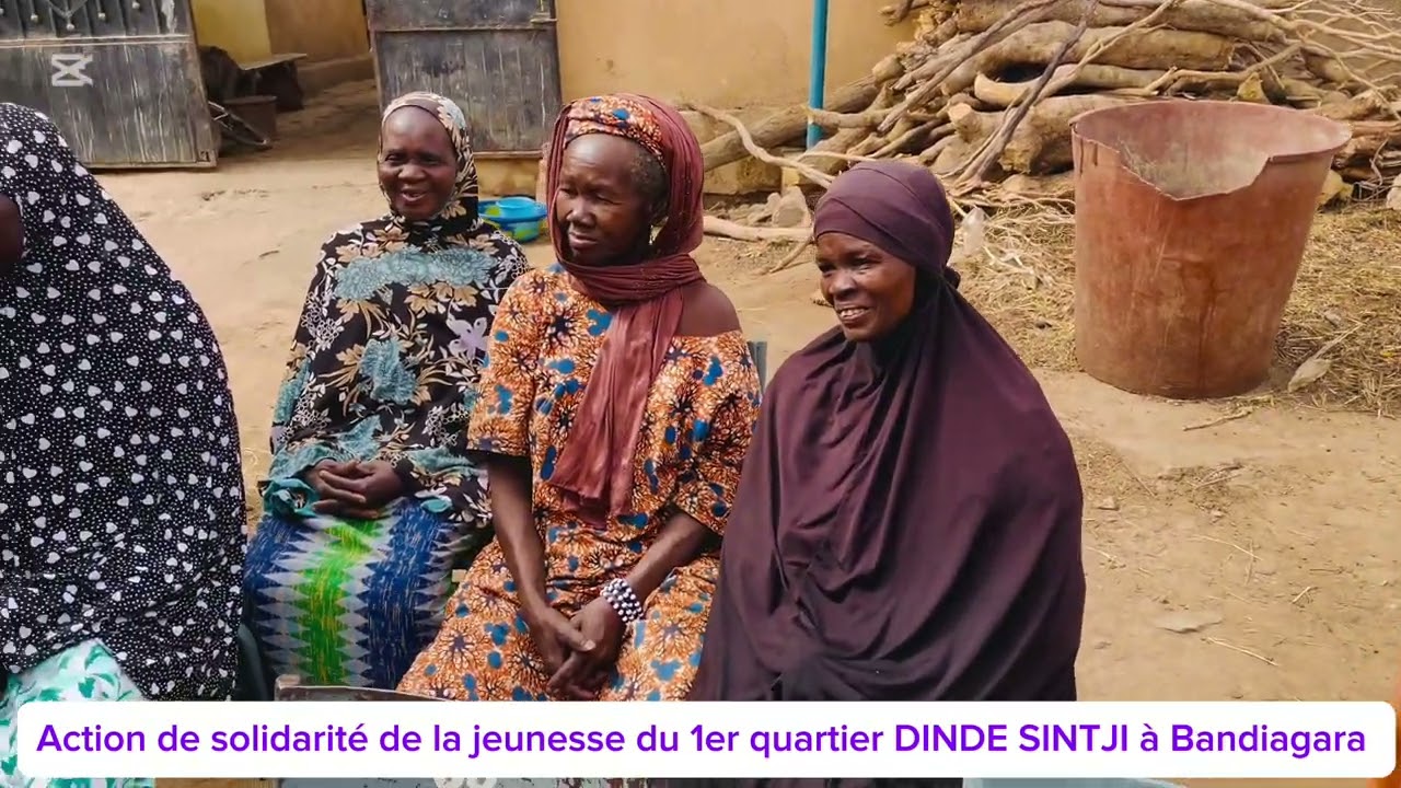 Action de solidarité Dinde Sintji à Bandiagara 