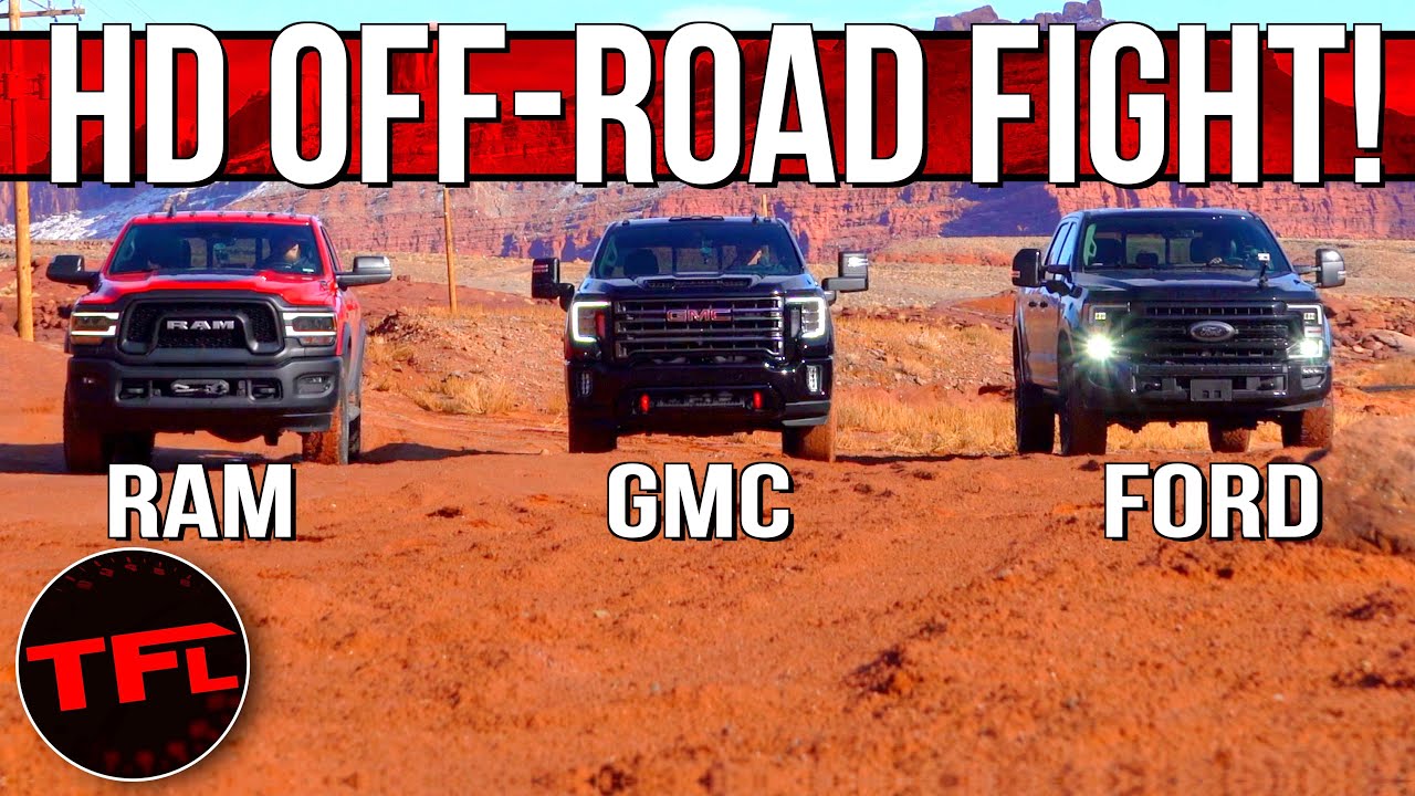 Only One Rules: Ford F-250 Tremor vs RAM Power Wagon vs GMC Sierra HD AT4 Ultimate Off-Road Test!
