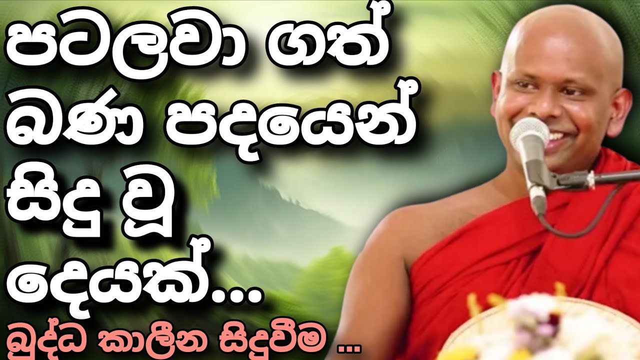 පටලවාගත් බණ පදයෙන් සිදු වූ දෙයක්...|බුද්ධ කාලීන සිදුවීම... Welimada Saddaseela Himi