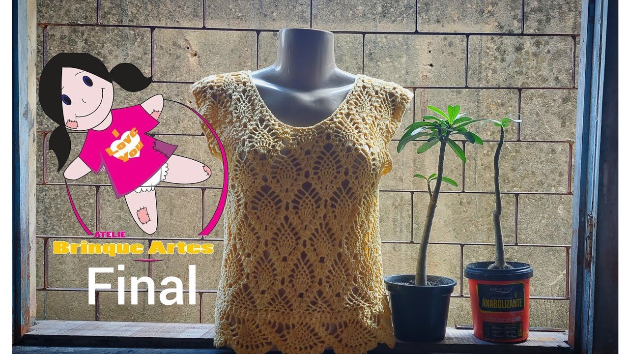 Blusa de Crochê / Passo a Passo parte 03 final