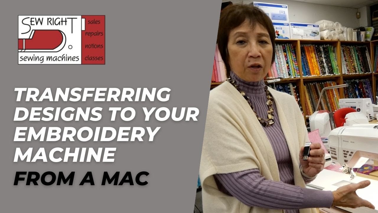 Transferring Designs to your Sewing and Embroidery Machine - Mac Edition