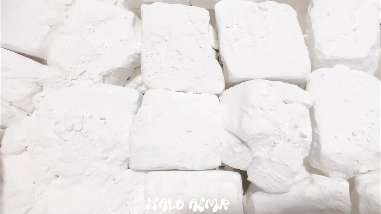 In this video, I’m testing the texture and fineness of pure white irregular gym chalk ~