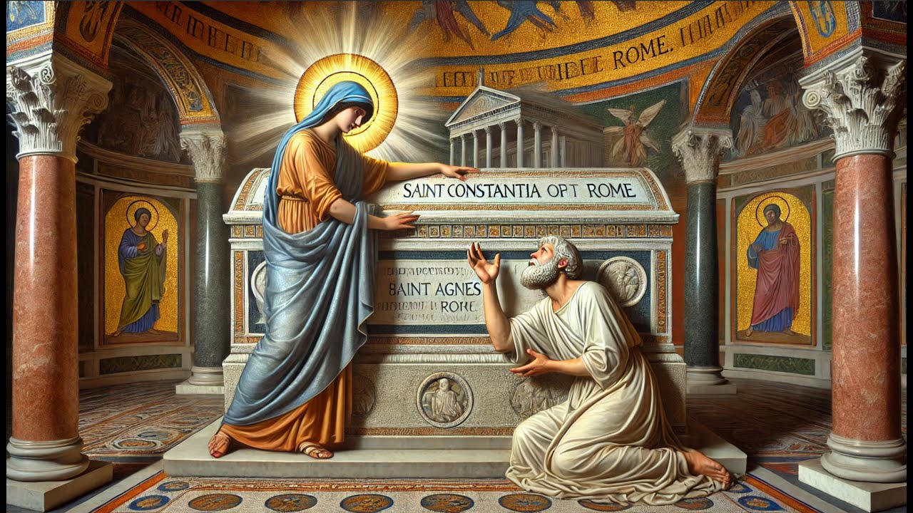St. Constantia of ROME Battles Leprosy with Miraculous HEALING!