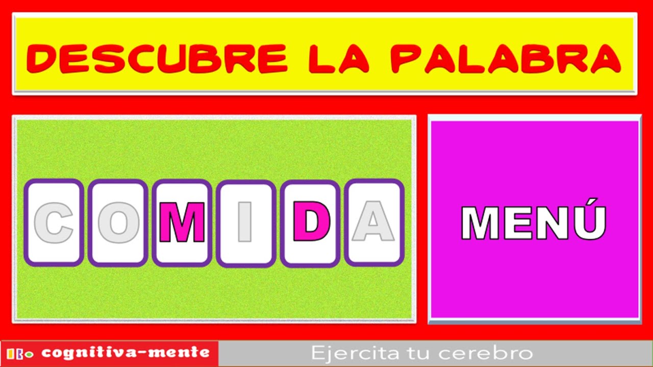 ARMA LA PALABRA Adivina la Palabra con una Sola Pista 6 ❤Podrás encontrar todas las palabras? Nuevo!