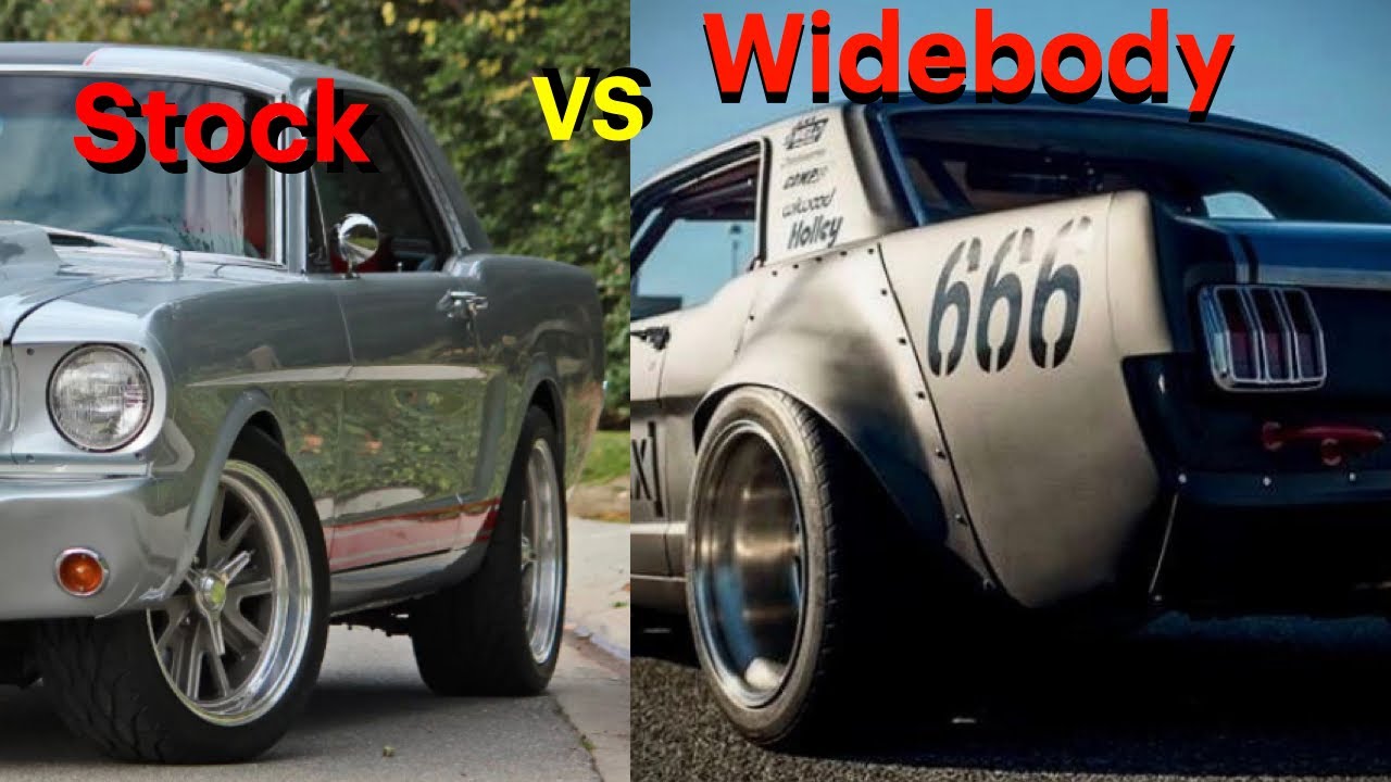 Шины Mustang 1965 года / WIDEBODY или Flush || Видеоматериалы о Mustang 65