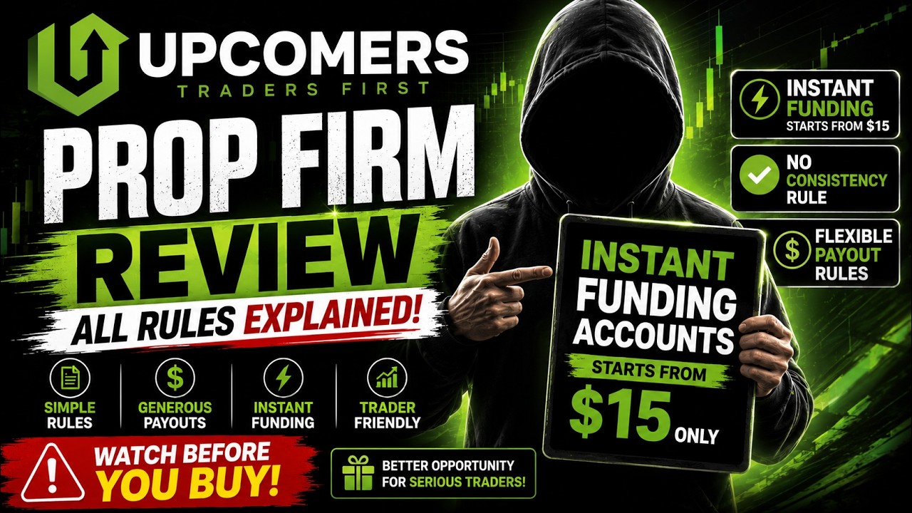 Upcomers Prop Firm Review 2026 🔥 $15 Instant Funding | No Consistency Rule? Full Honest Review