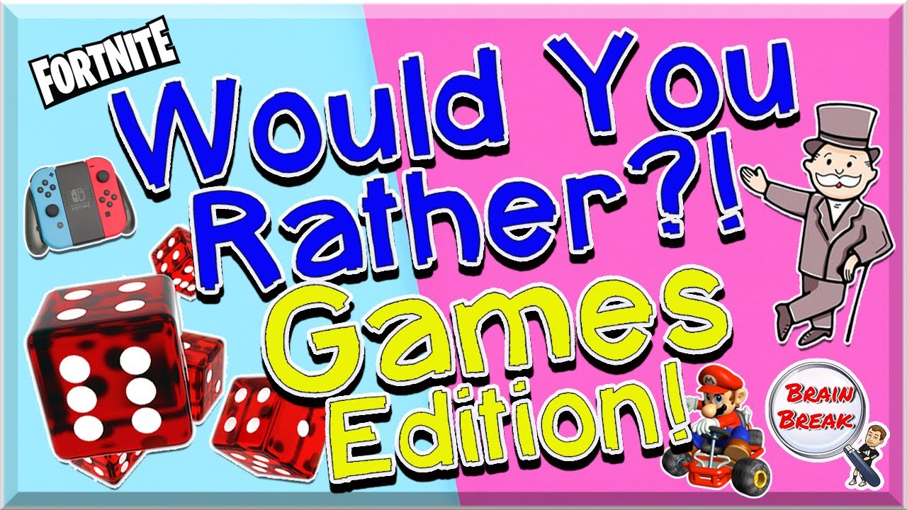Would You Rather? Games Edition! | This or That | Fun Fitness for Kids | GoNoodle | PE