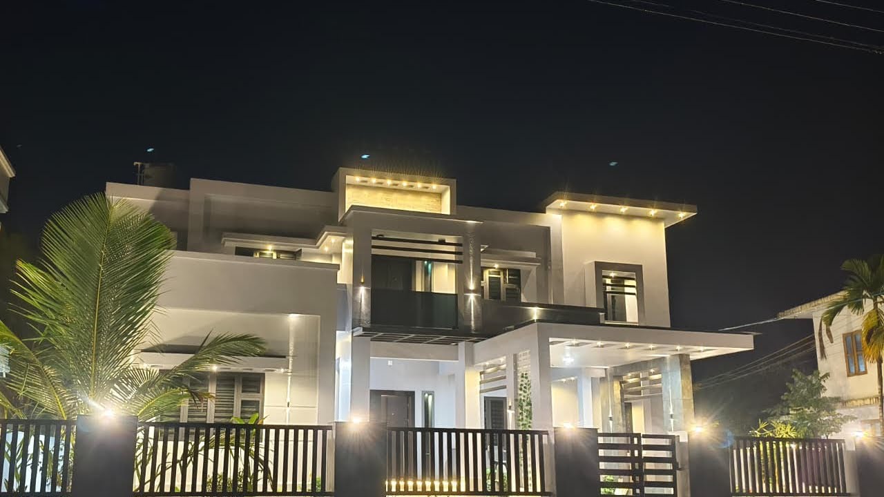 അതി മനോഹരമായ വീട് 😍👌Trending Contemporary Modern Home 2025/jasbi‘s kitchen