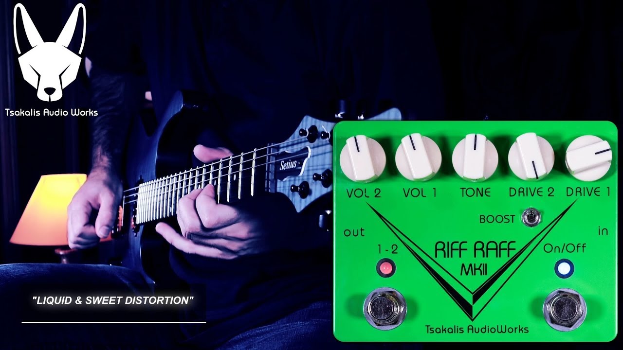 TAW RIFF RAFF MK II Dual Overdrive - Demo by Alberto Barrero