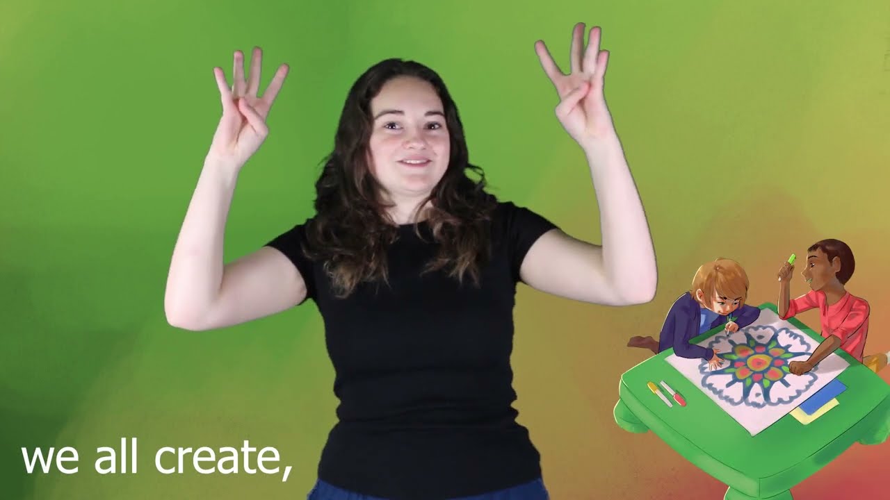 ASL Video for the book We Can All Be Friends -- in 40+ languages and now in American Sign Language!