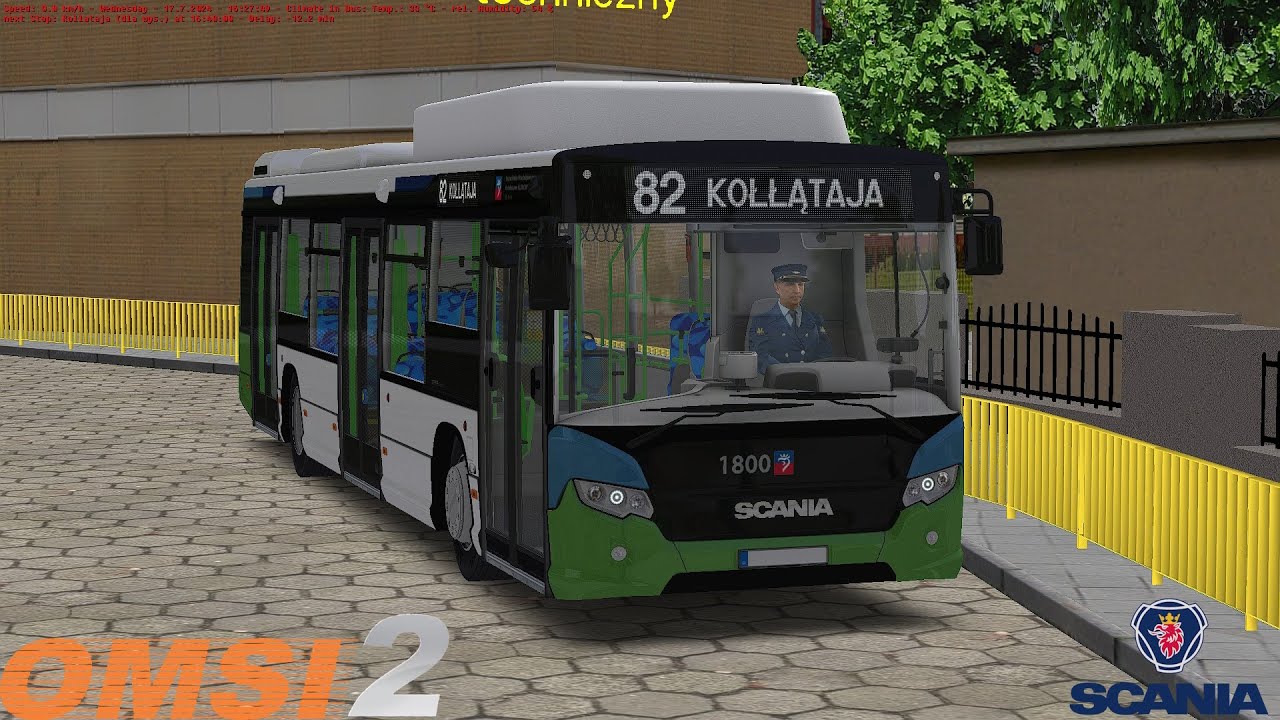 Omsi 2 - Fikcyjny Szczecin - Line 82 - Scania Citywide 12 LF CNG