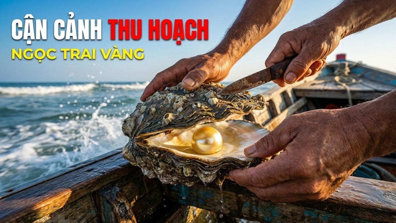 Ngọc trai được tạo ra như thế nào? sự thật ít người biết về ngọc trai vàng Nam Hải