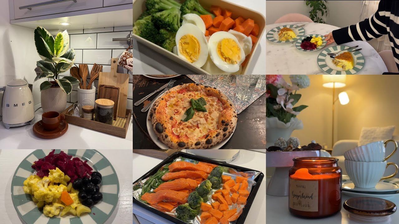 Slow living in Sweden/ Slow time in my kitchen/ Sunday cleaning & Cooking/ Cozy days/ Silent vlog🫧🌨️