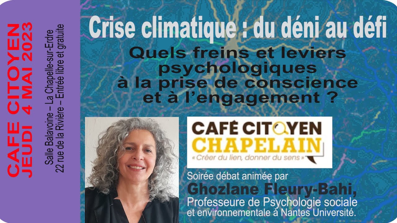 Crise climatique du déni au défi