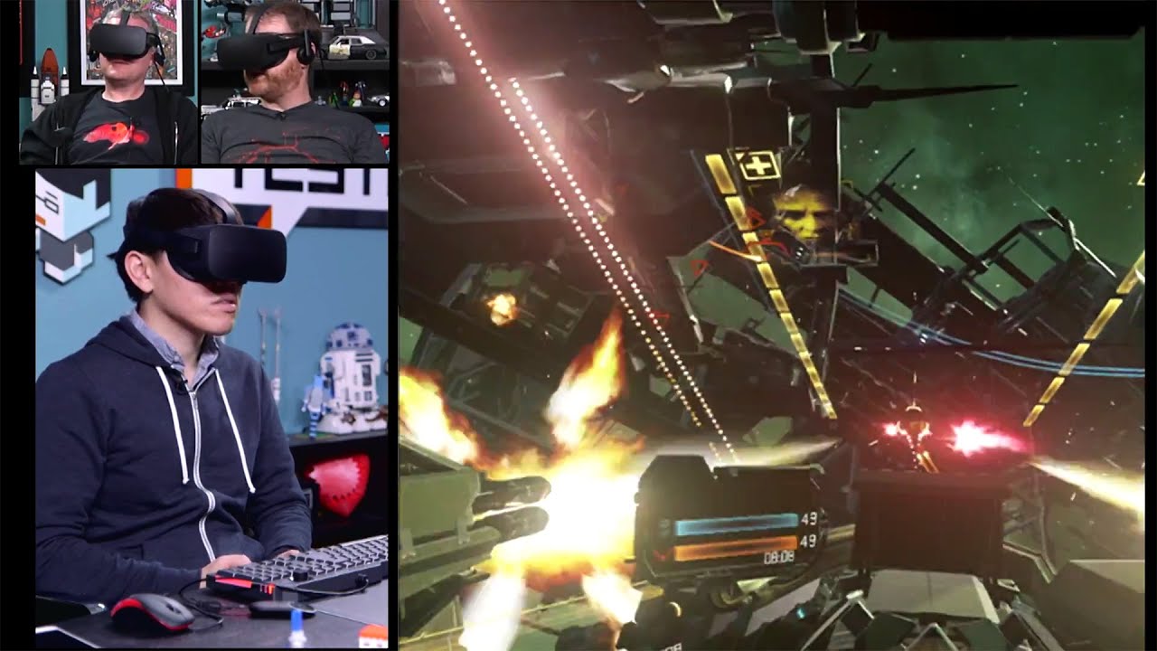 Let's Play VR: ADR1FT, VR Tennis Online, Airmech, EVE: Valkyrie
