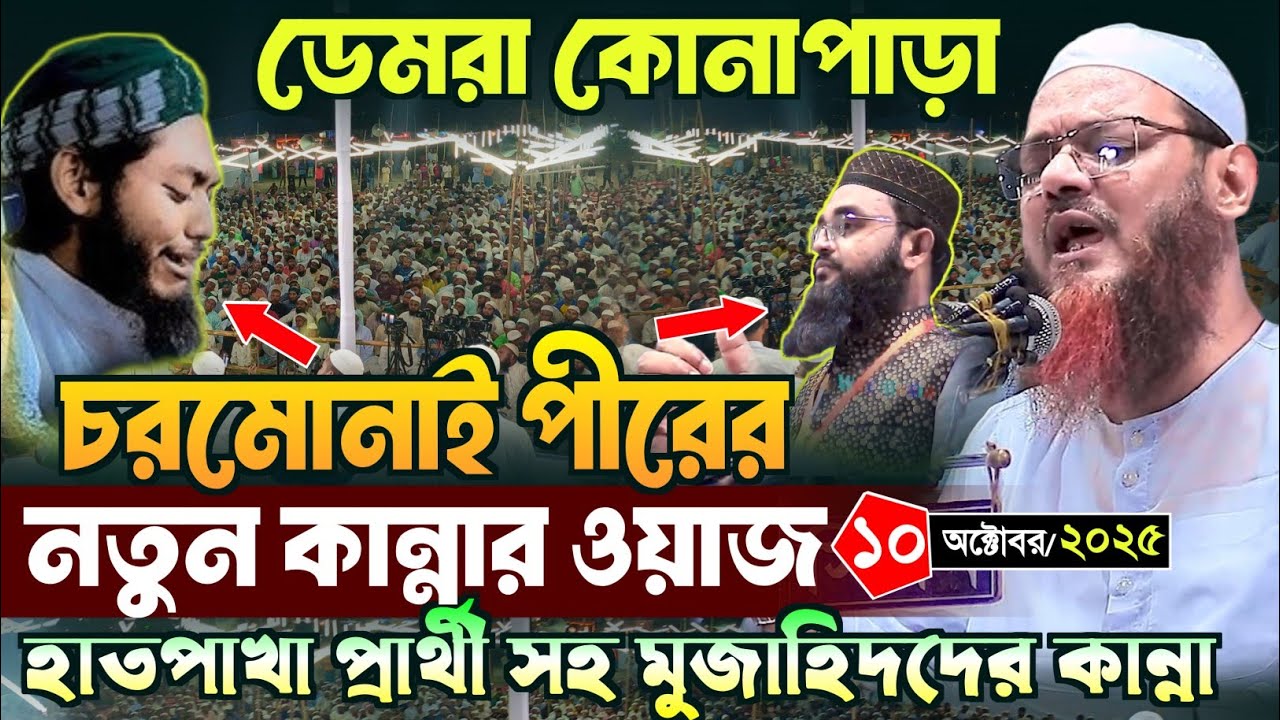 ডেমরা কোনাপাড়া চরমোনাই পীরের নতুন কান্নার ওয়াজ | মুফতি ফয়জুল করিম চরমোনাই | Mufti Faizul Karim