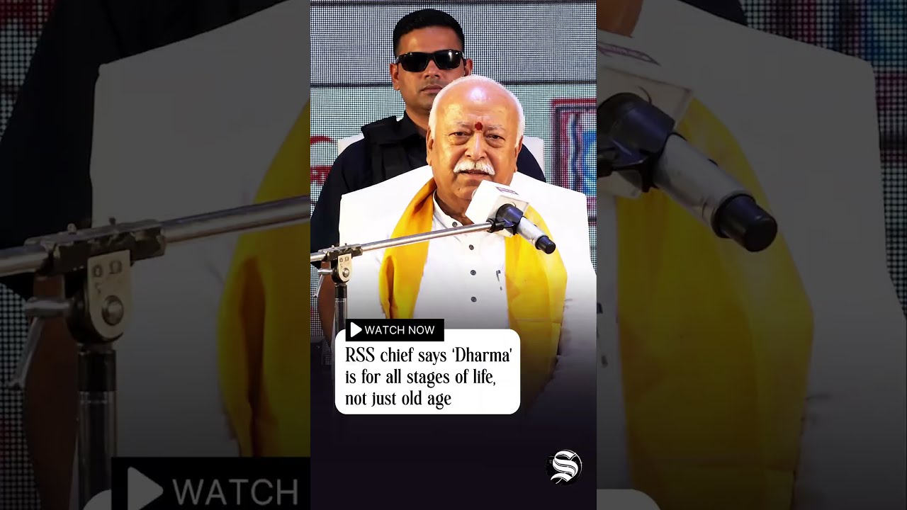 RSS chief says &lsquo;Dharma&rsquo; is for all stages of life, not just old age