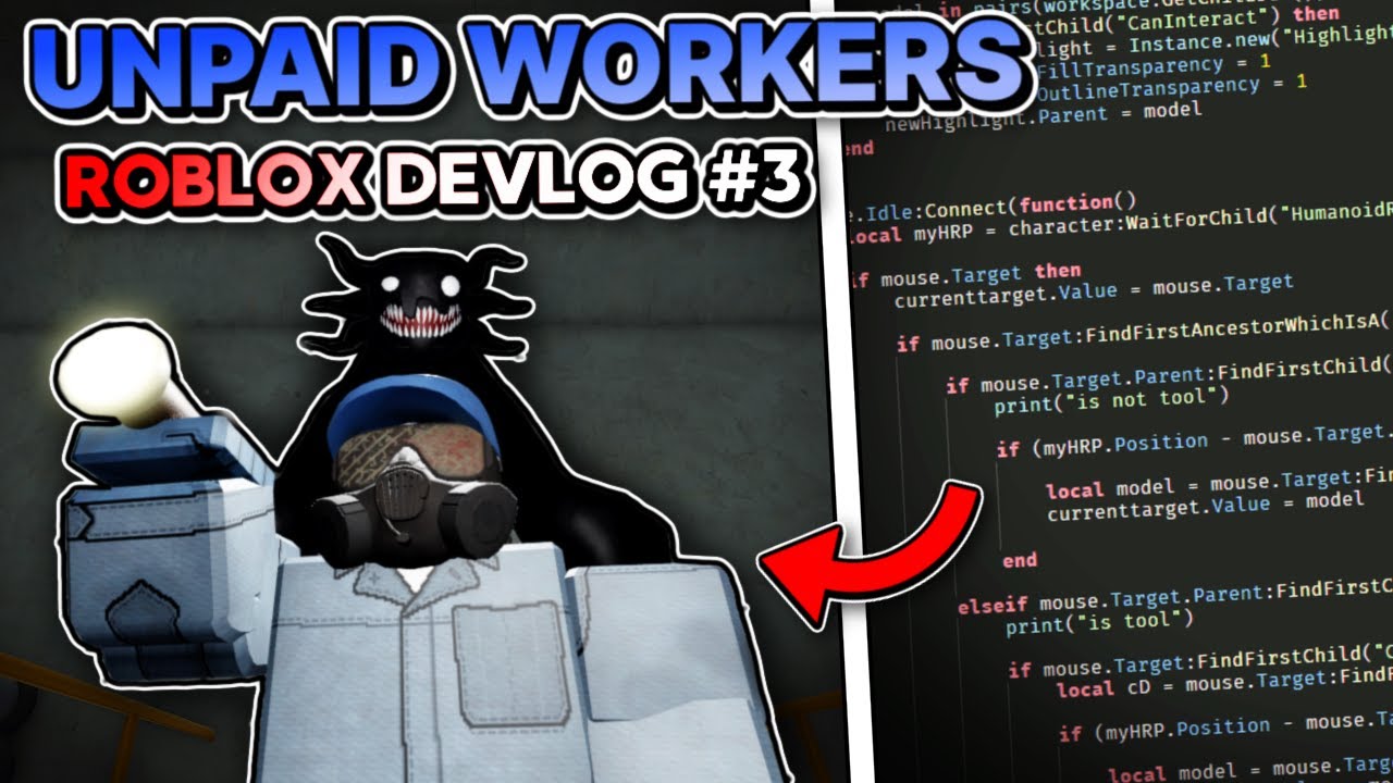 Adding MAP GENERATION, INVENTORY and MORE to UNPAID WORKERS! | Roblox Devlog #3