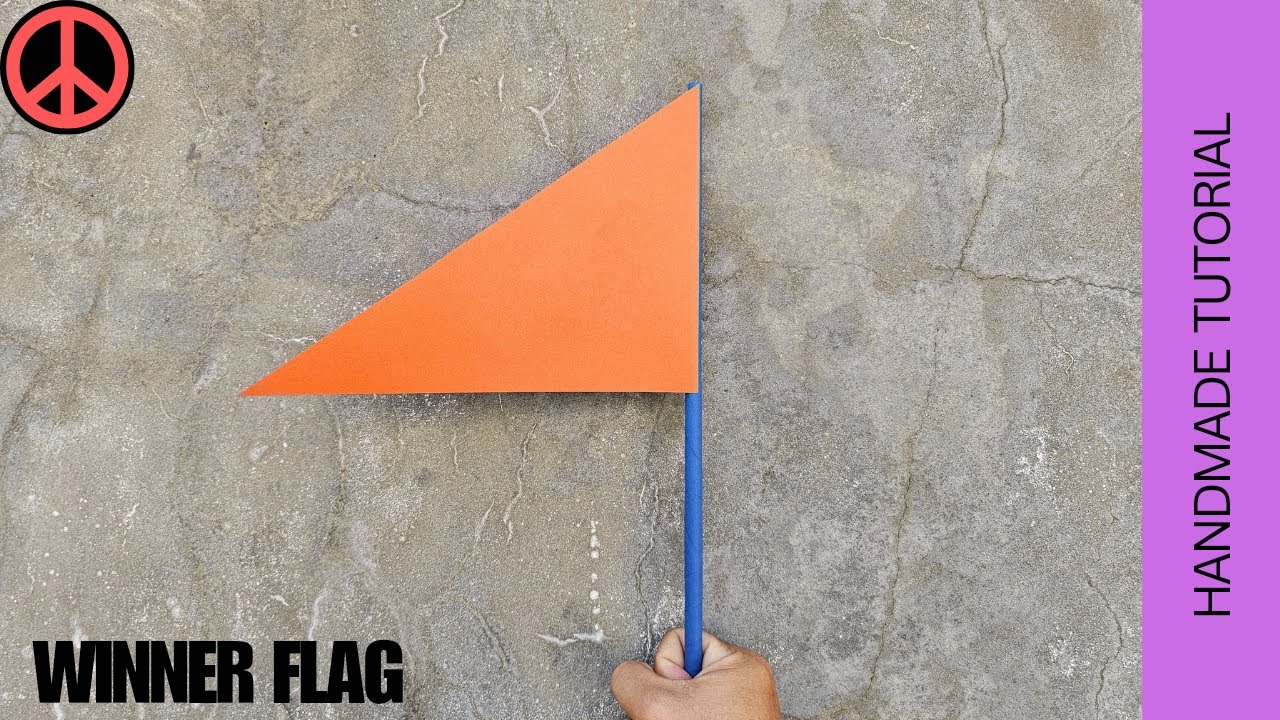 WINNER FLAG | flag paper flag | folding paper flag | Flag Paper