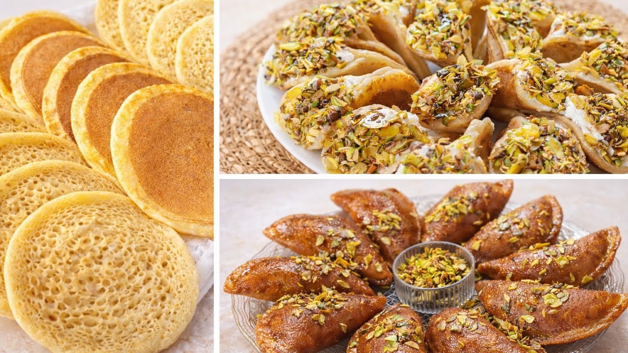 دليلك الشامل للقطايف من الألف للياء/عجينة ناجحة 100%مع ألذ الحشوات+التفريز