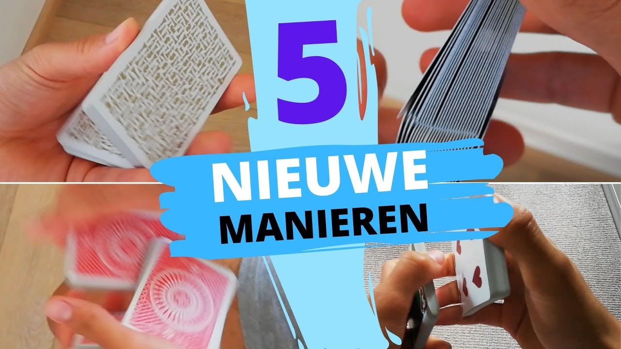 KAARTEN SCHUDDEN op 5 NIEUWE Manieren!