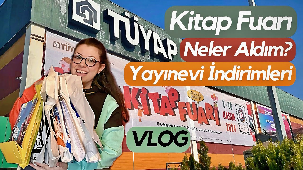 Tüyap Kitap Fuarı | Kitap ve Manga Alışverişi | Vlog | Yayınevi İndirimleri | Neler Aldım? 📚🛍️