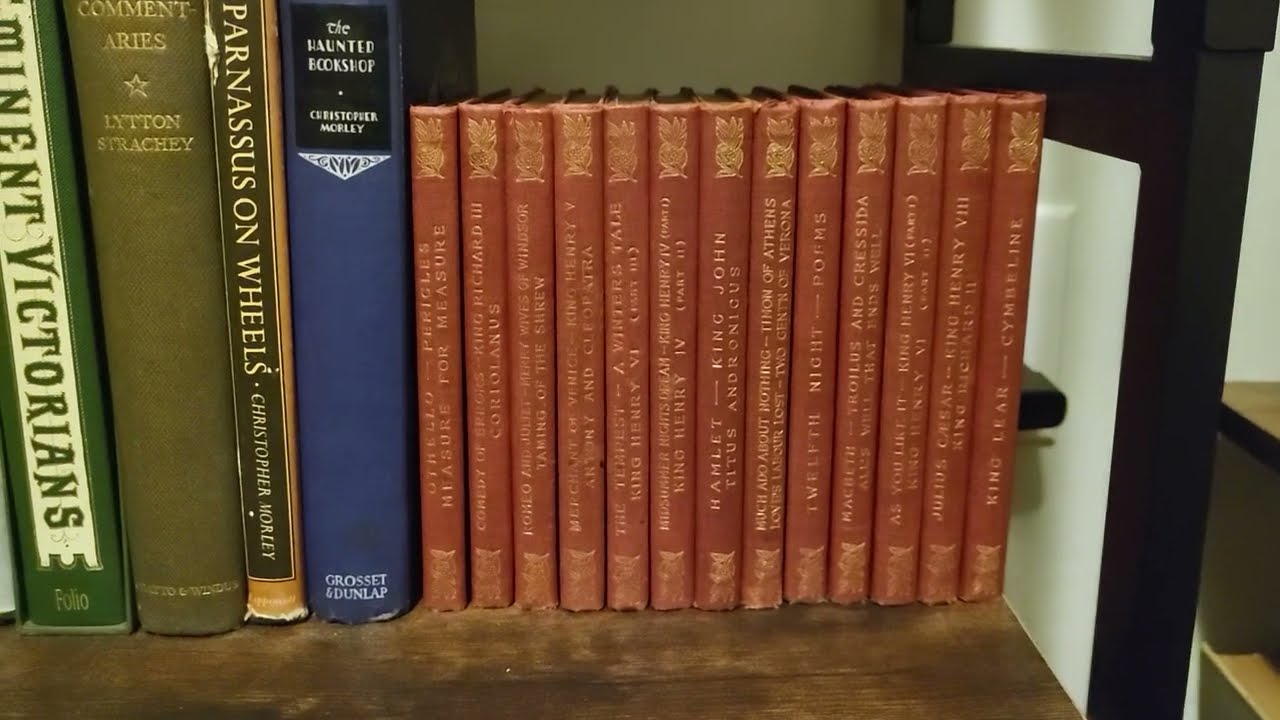 A 2024 Bookshelf Tour - Shakespeare and More Books on Books