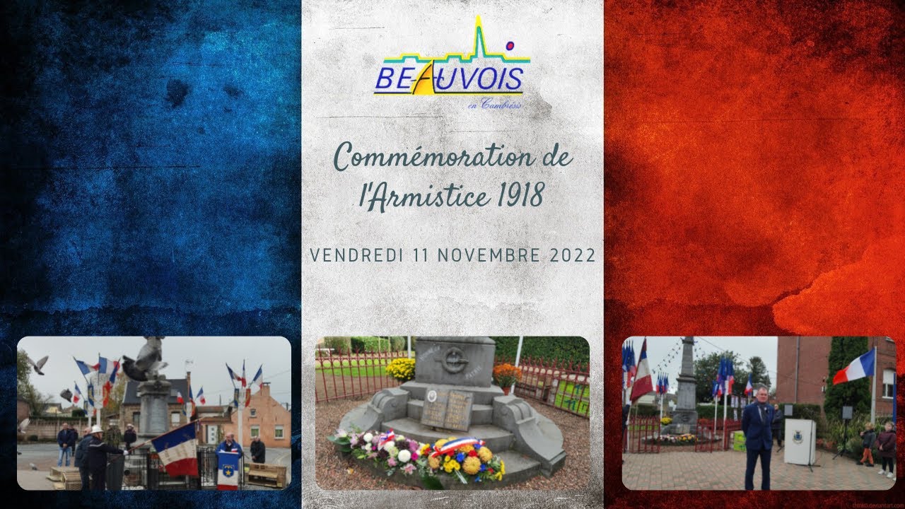 Commémoration du 11 novembre 2022 / Beauvois - Fontaine