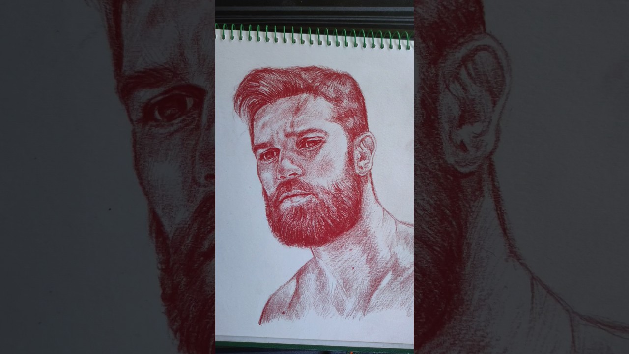 Portrait sketch in 61 minutes 😶