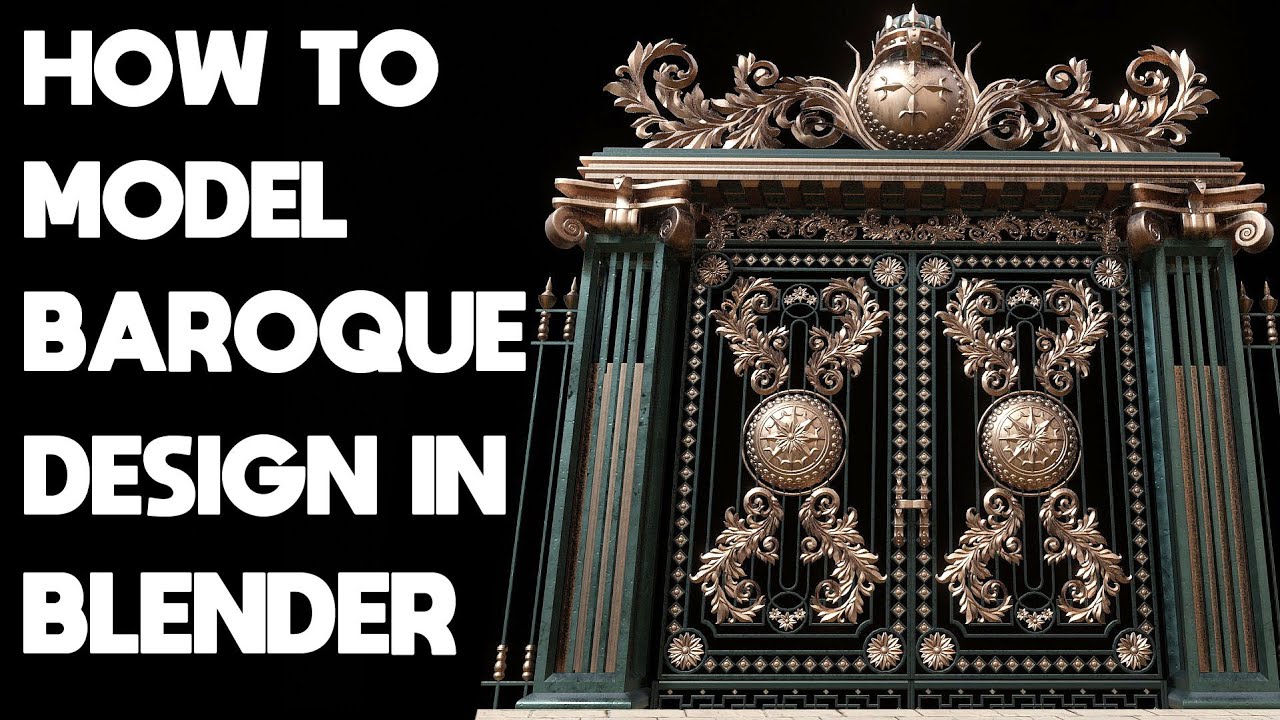 Model Baroque Design Blender