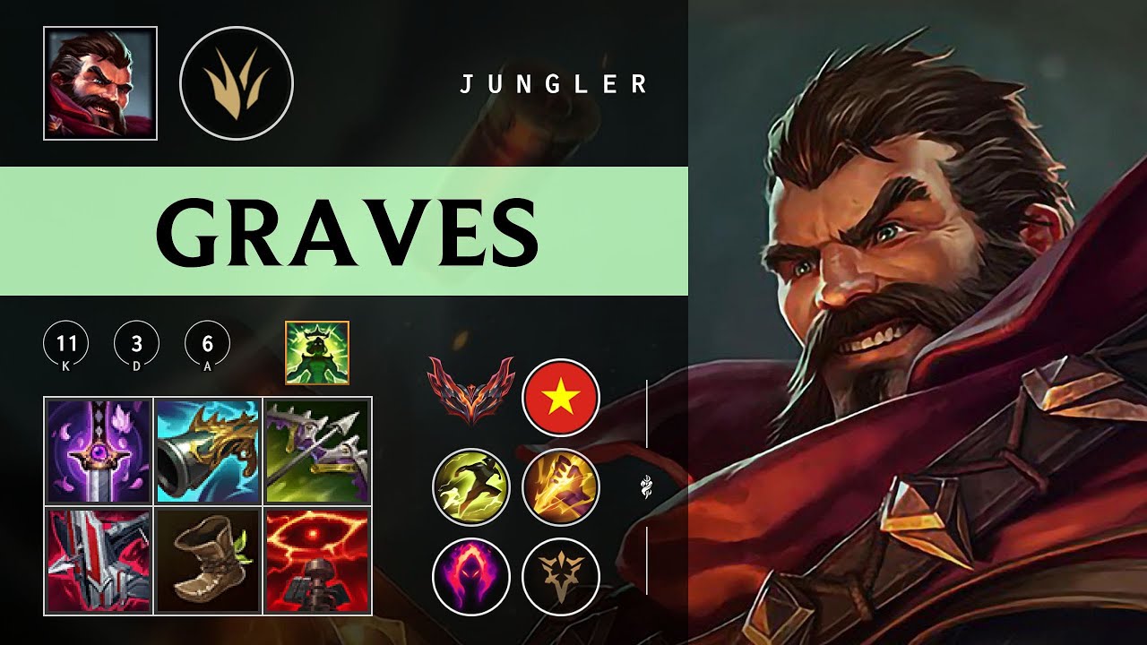 Graves Jungle vs Nidalee - VN Grandmaster Patch 26.03