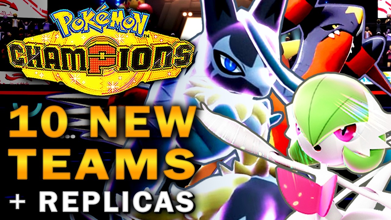 10 команд в Pok&eacute;mon Champions, которые СТОИТ попробовать &mdash; лучшие реплики команд