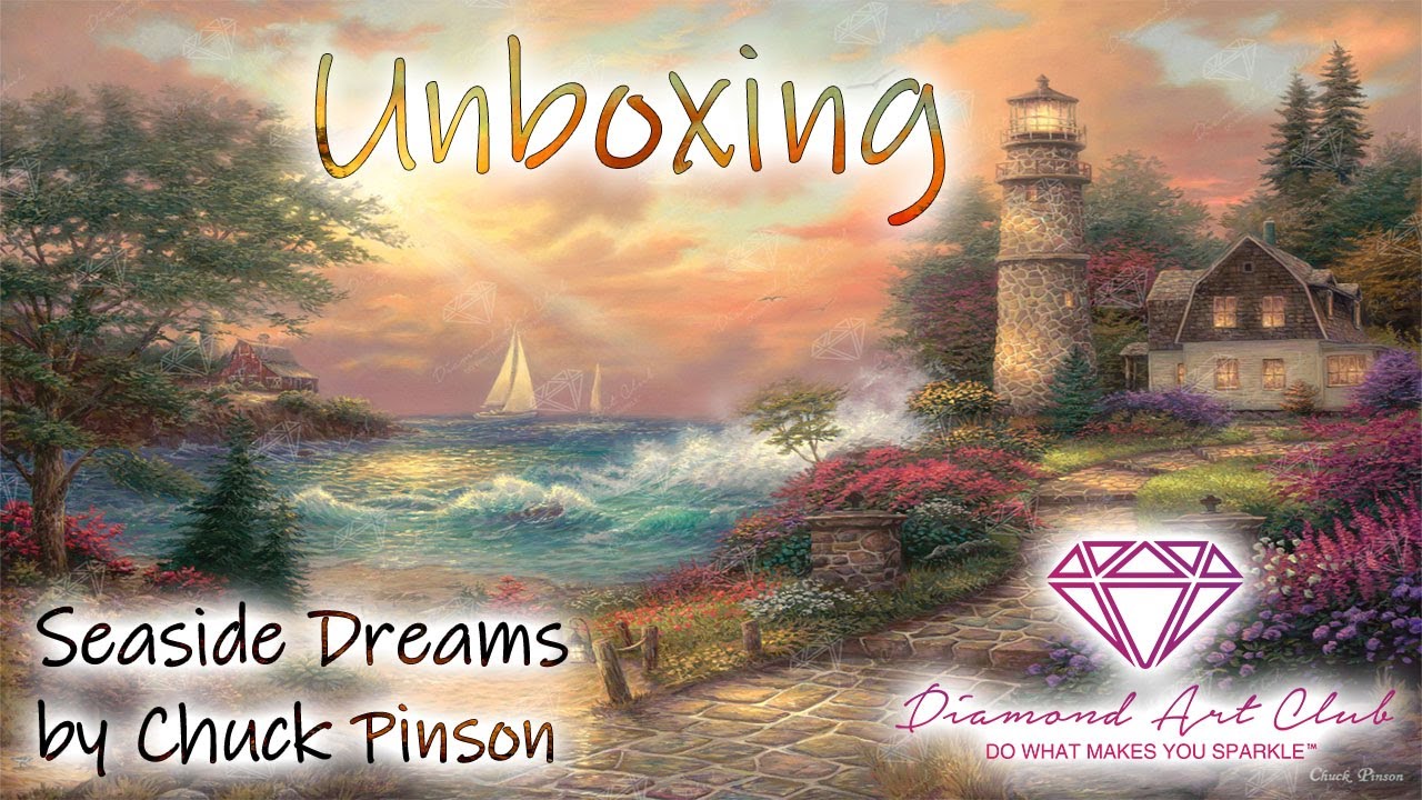 Diamond Painting Unboxing | Diamond Art Club | Seaside Dreams by Chuck Pinson - Mein Sommer Projekt