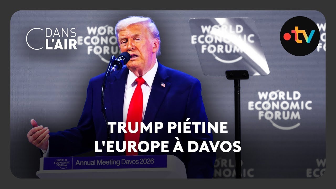 Trump piétine l'Europe à Davos  -  C dans l’air - 21.01.2026